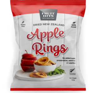 Fruit Hitz Dried Apple Rings 100g / 10 Box